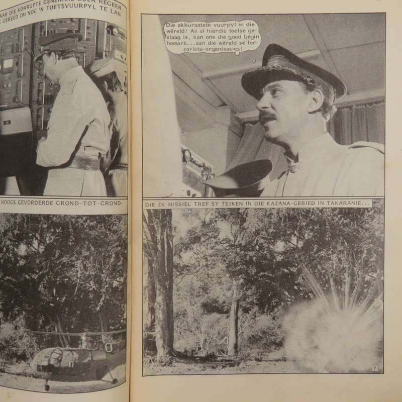 Die Wit Tier no 109 Afrikaans photo comic book
