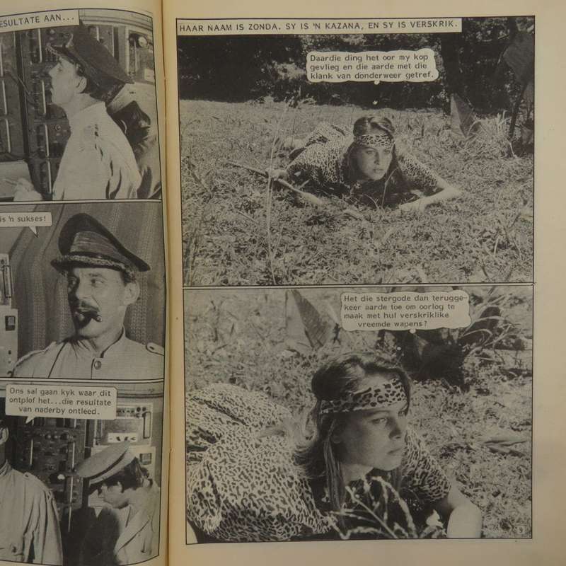 Die Wit Tier no 109 Afrikaans photo comic book