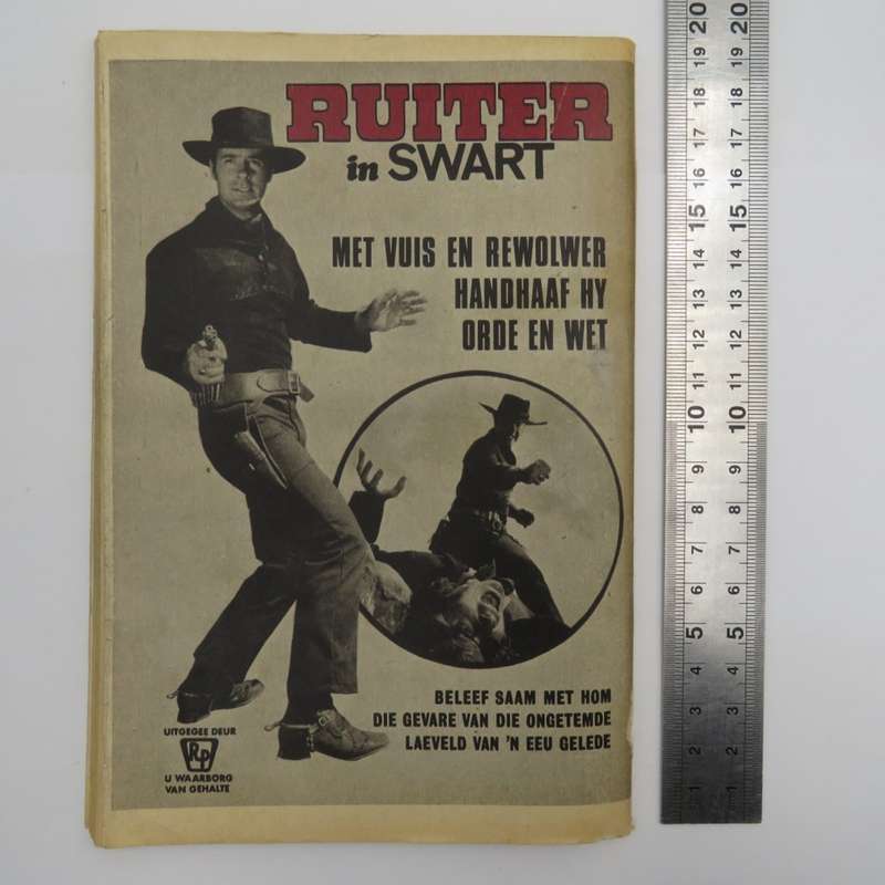 Die Wit Tier no 109 Afrikaans photo comic book