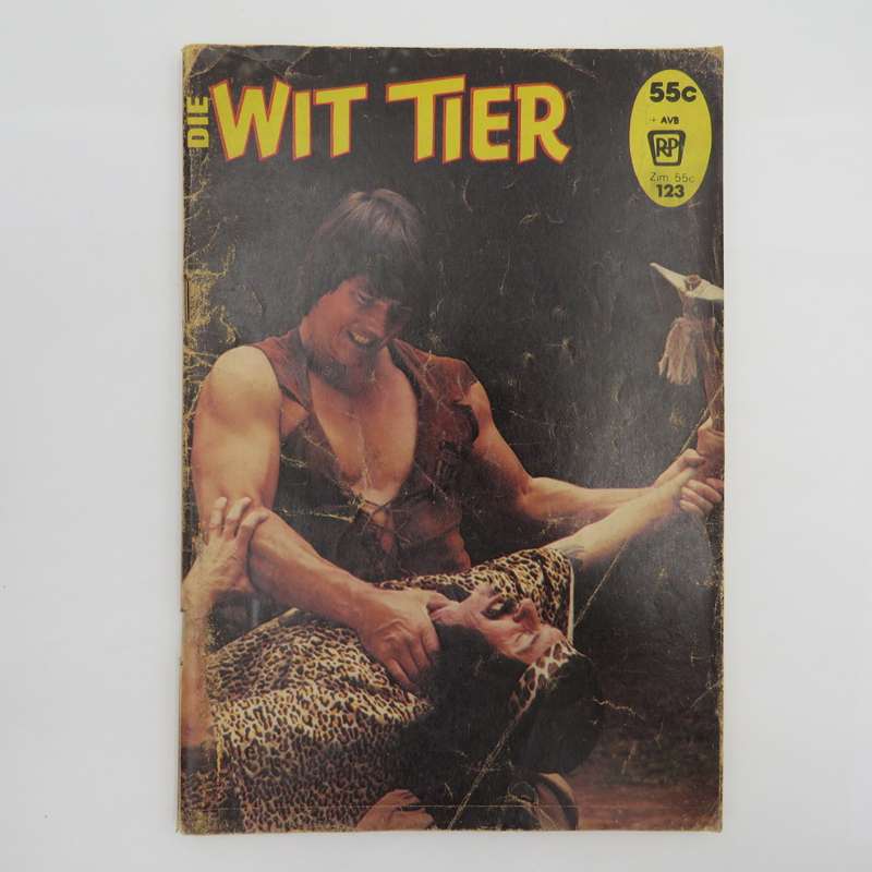 Die Wit Tier no 123 Afrikaans photo comic book