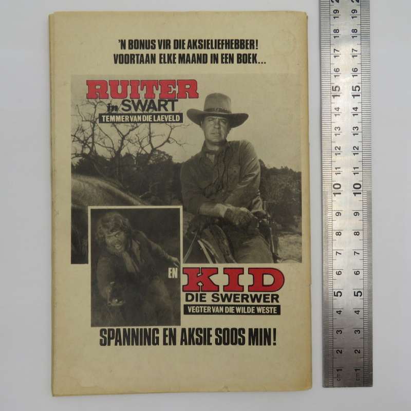 Die Wit Tier no 123 Afrikaans photo comic book