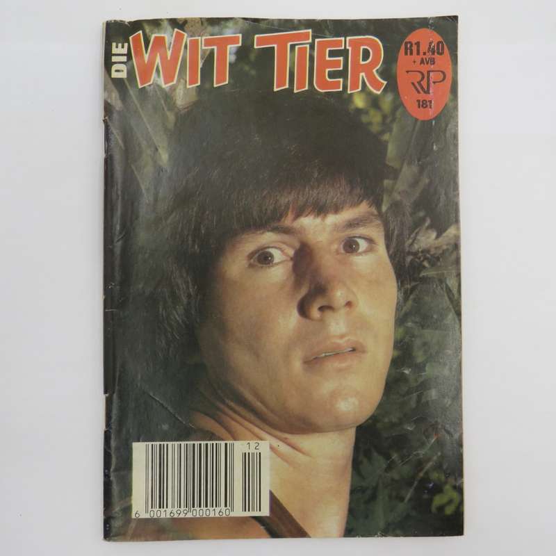 Die Wit Tier no 181 Afrikaans photo comic book