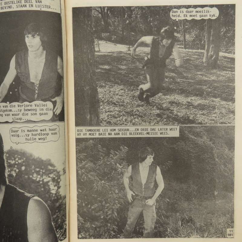 Die Wit Tier no 181 Afrikaans photo comic book