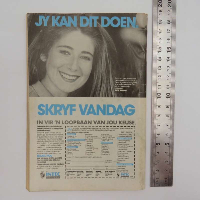 Die Wit Tier no 181 Afrikaans photo comic book