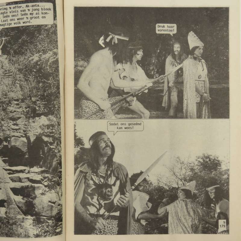 Die Wit Tier no 179 Afrikaans photo comic book