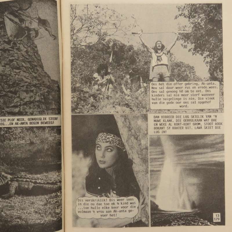 Die Wit Tier no 179 Afrikaans photo comic book
