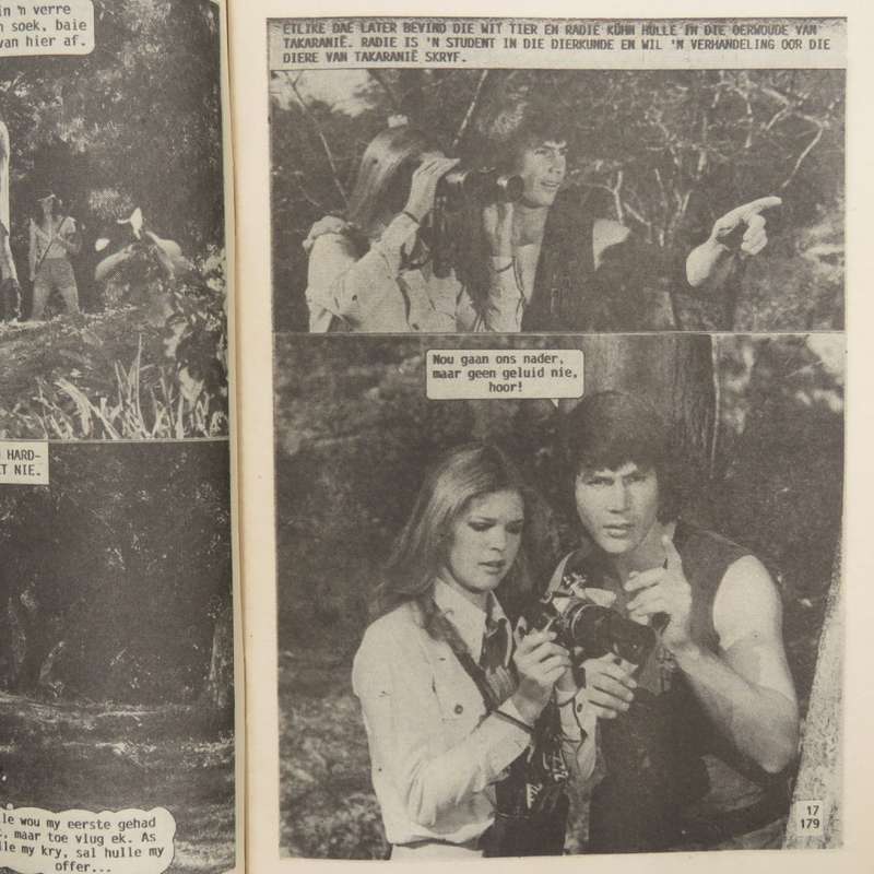 Die Wit Tier no 179 Afrikaans photo comic book