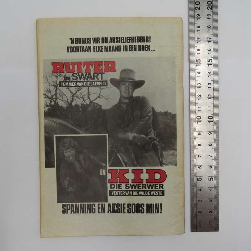 Die Wit Tier no 153 (tier with moustache) Afrikaans photo comic book