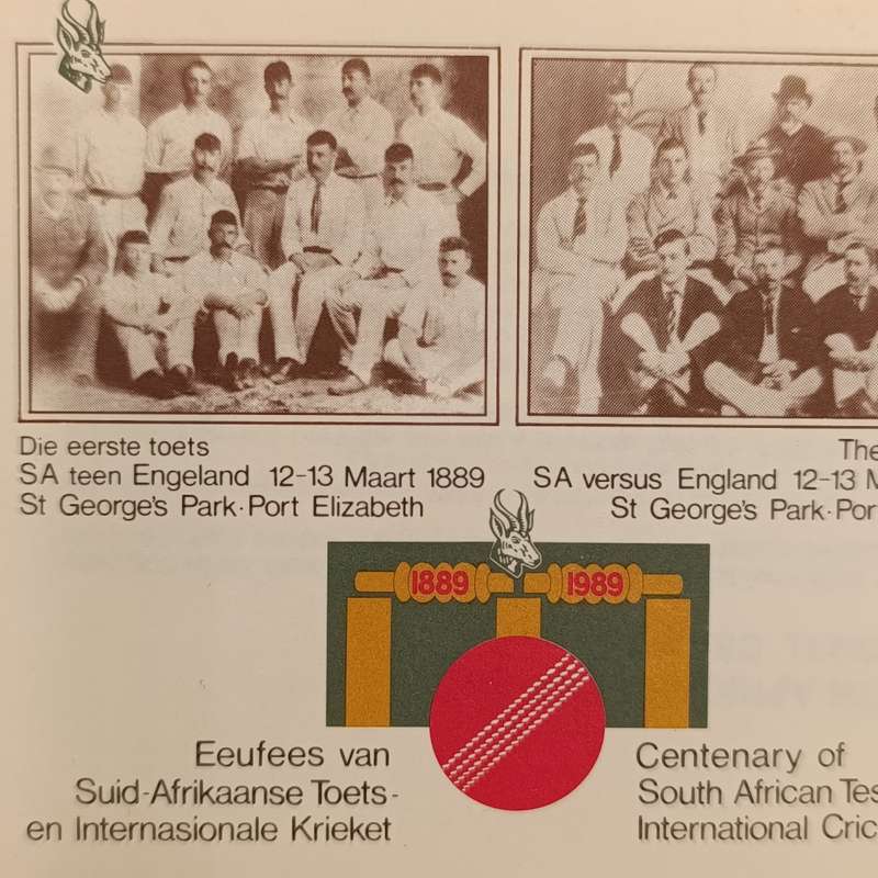 Cricket First Day cover 1989 Test Cricket Centenary