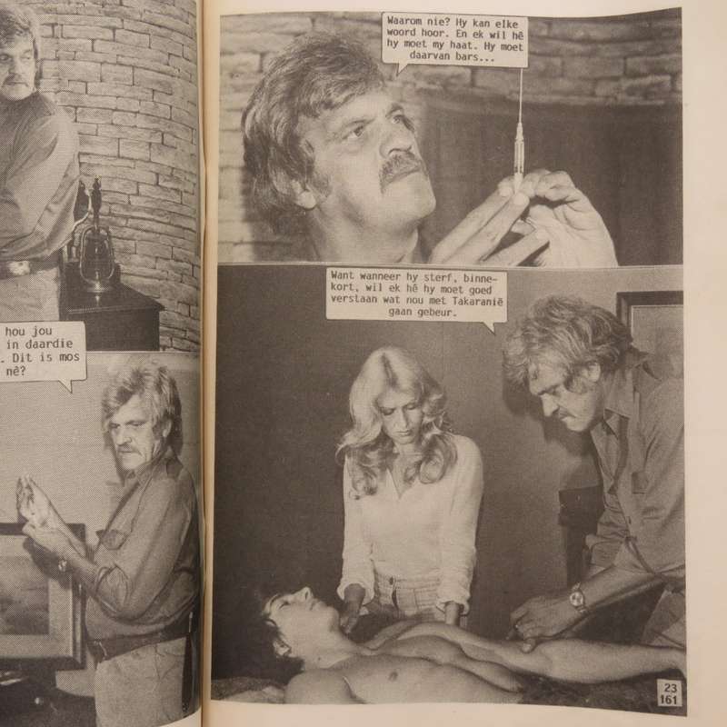 Die Wit Tier no 161 Afrikaans photo comic book