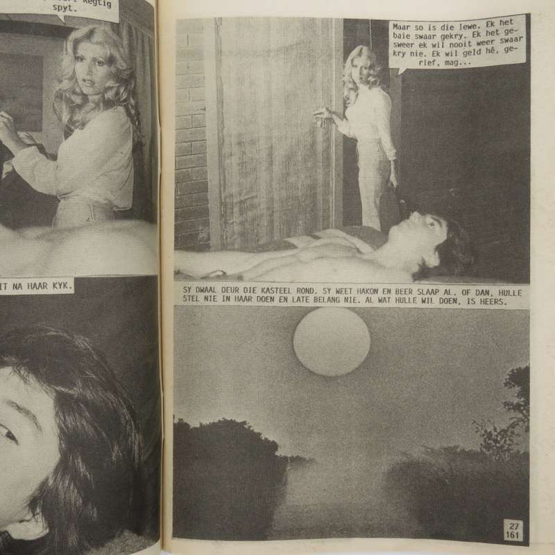 Die Wit Tier no 161 Afrikaans photo comic book