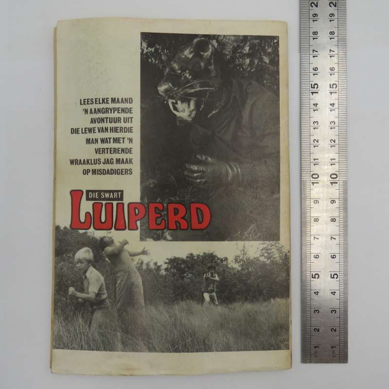 Die Wit Tier no 161 Afrikaans photo comic book