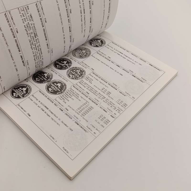Stamp catalogue German - Drenstsiegel and Feldpostformulare van Deutch - SuidwestAfrica