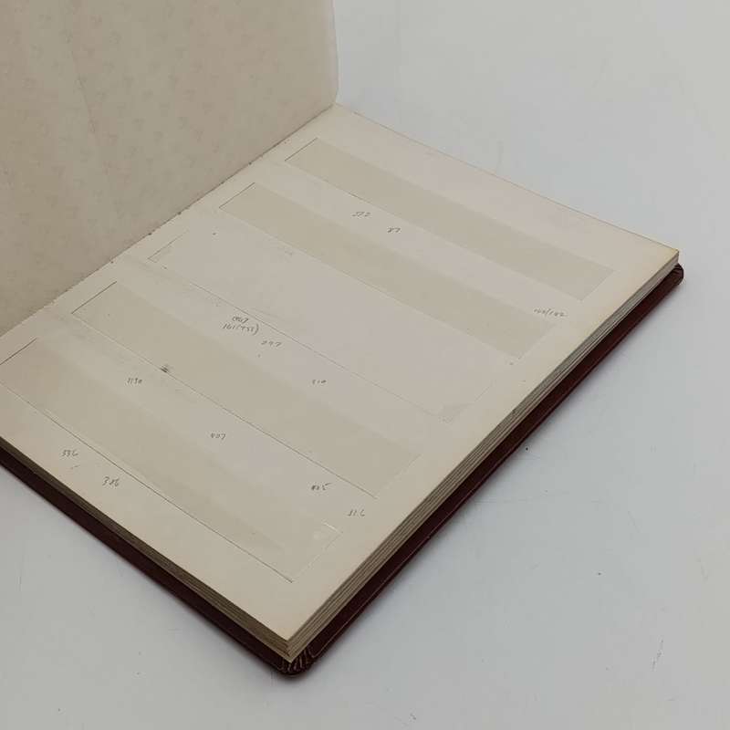 Vintage stamp album with 14 pages - used