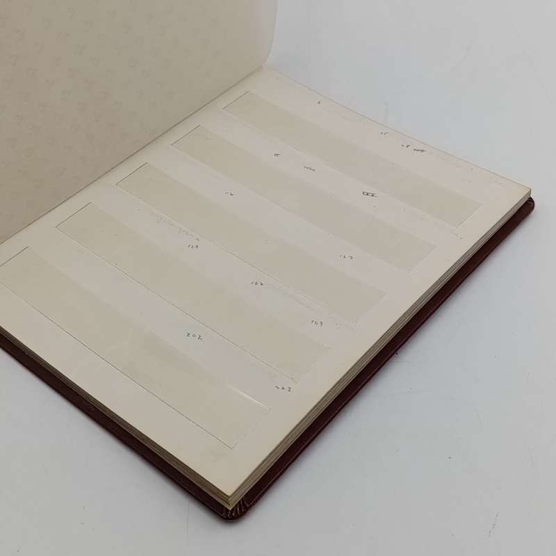 Vintage stamp album with 14 pages - used