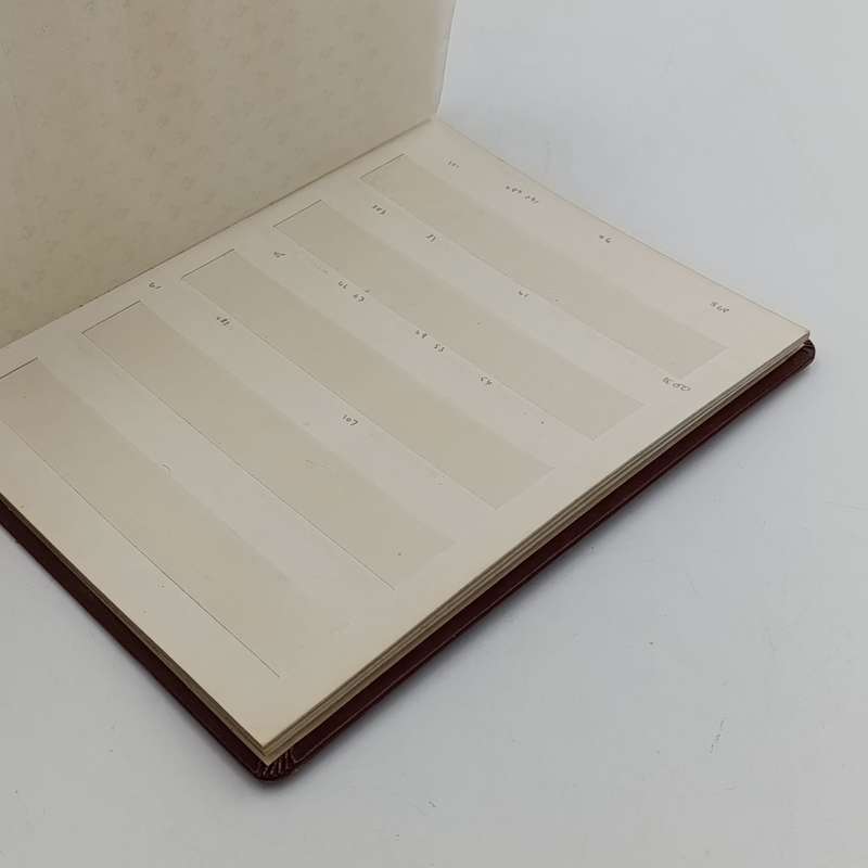 Vintage stamp album with 14 pages - used