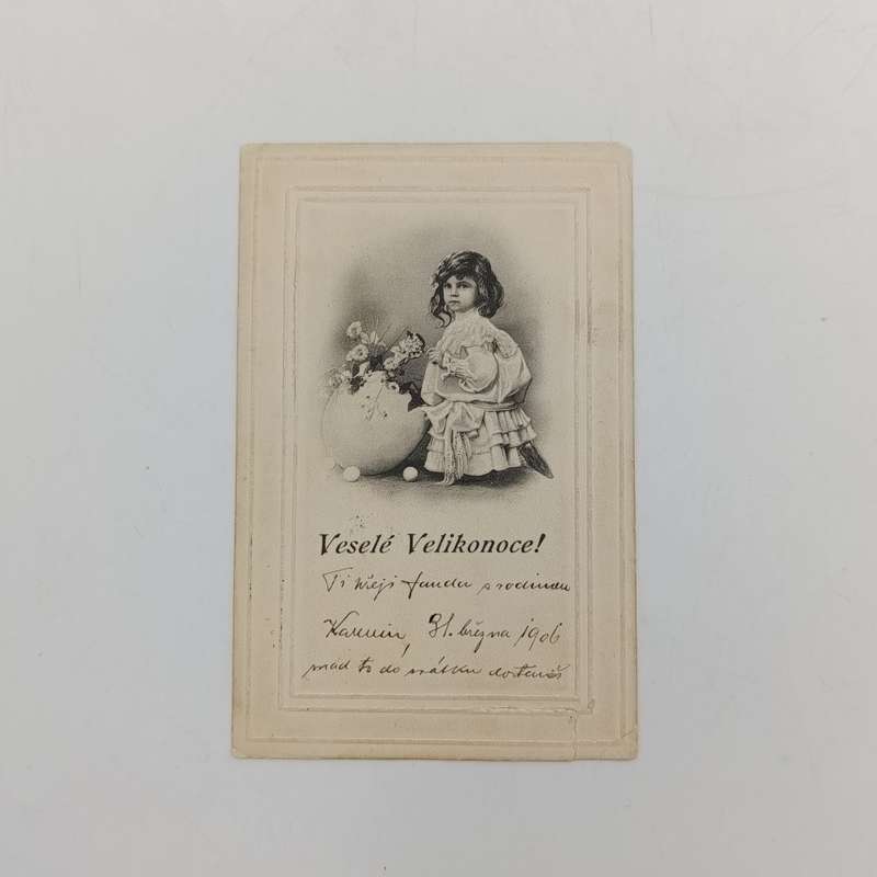 1906 Postcard from Switzerland to Maitland, South Africa - with 10 Heller stamp - one side torn