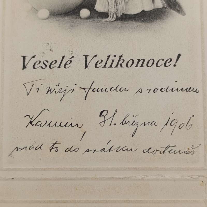 1906 Postcard from Switzerland to Maitland, South Africa - with 10 Heller stamp - one side torn