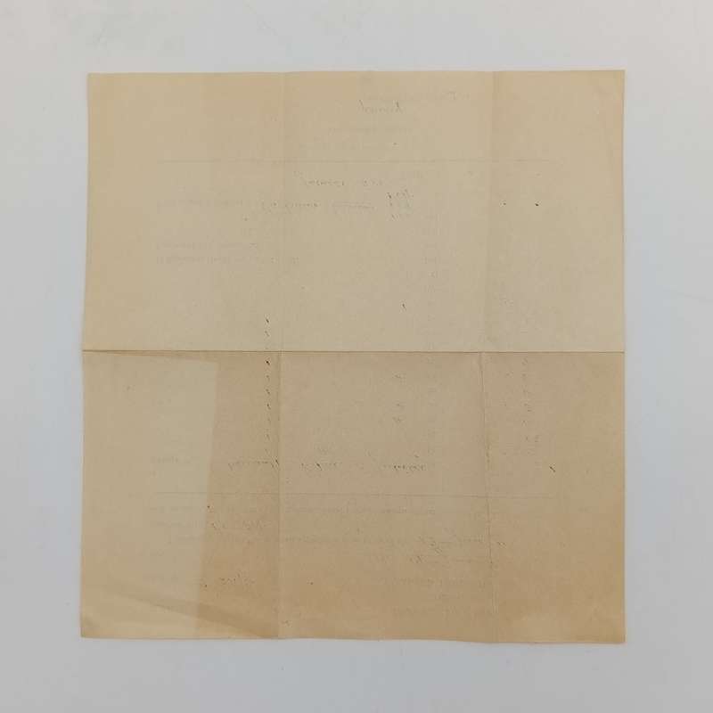 General Post office Zomba, Nyasaland Protectorate 1951 order for postage stamps