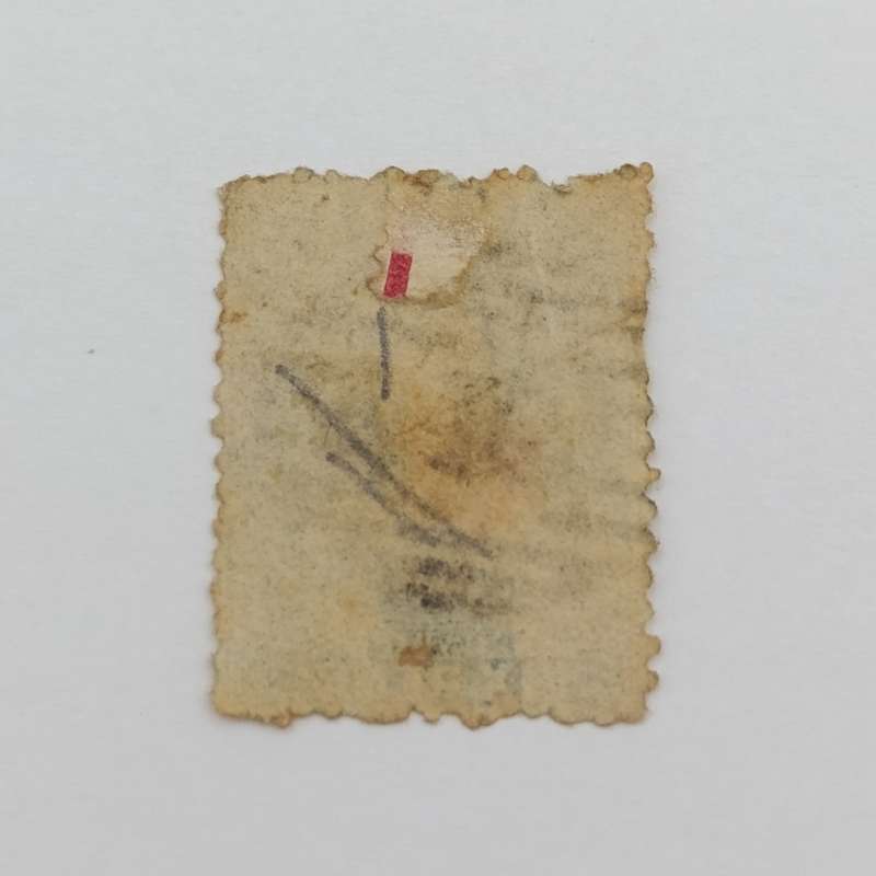 New Zealand 1871 six pence used stamp - SG 136