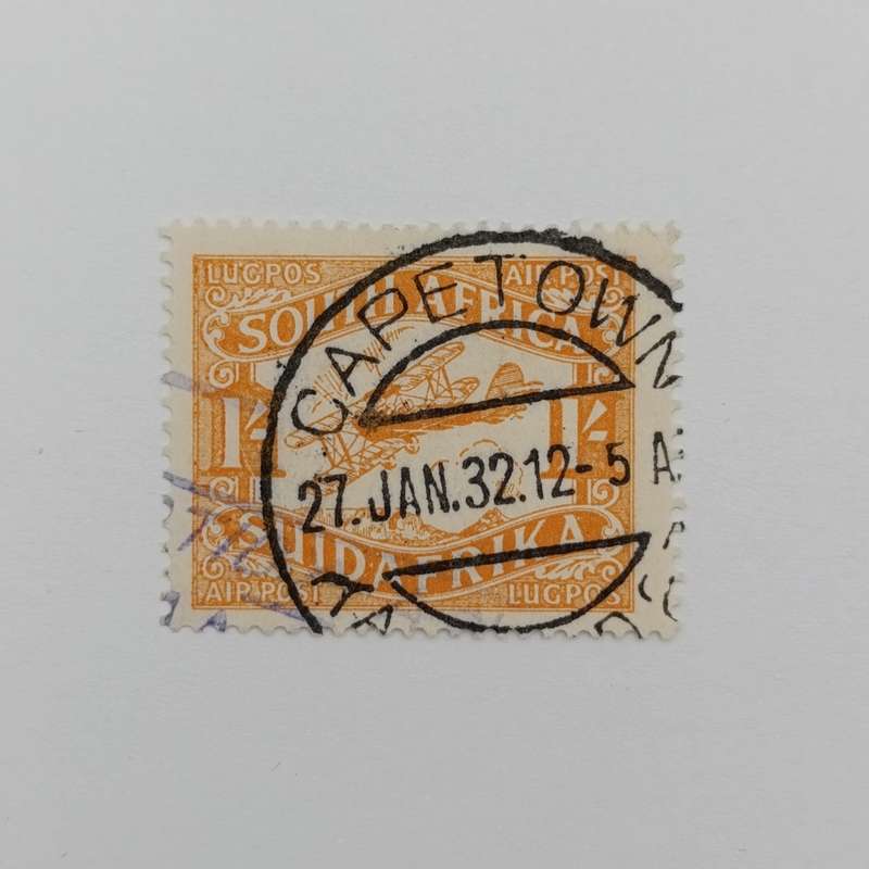 South Africa SACC 40,41 used - SA union airplane stamps