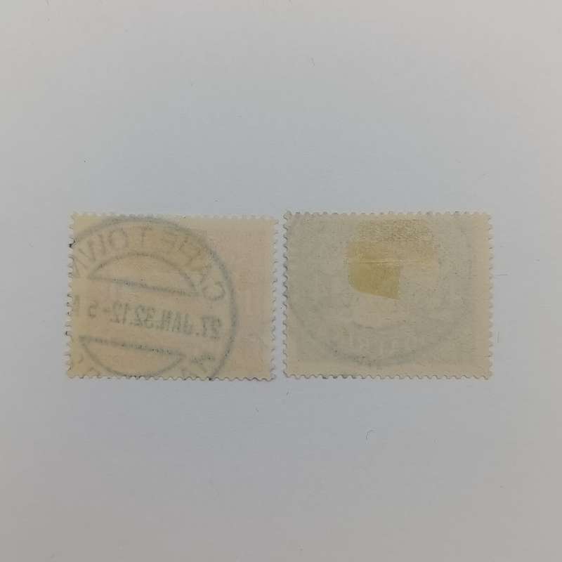 South Africa SACC 40,41 used - SA union airplane stamps
