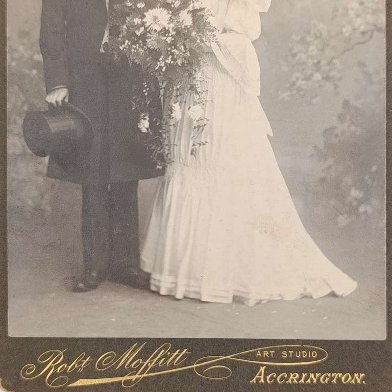 Antique photo set in Accrington, England - Probably one of them is connected to the Lill family