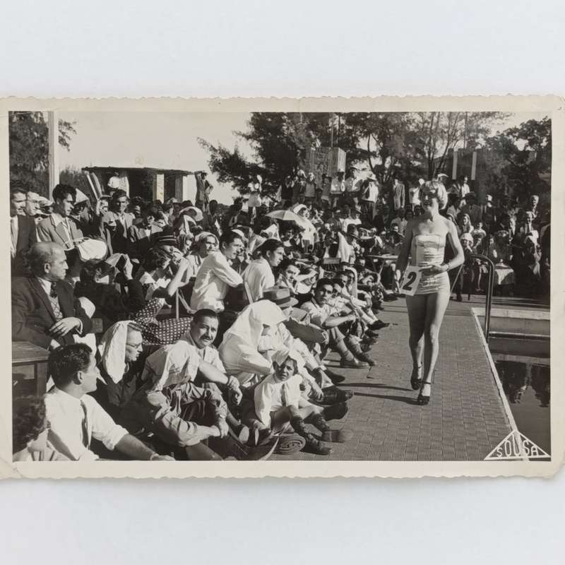 Vintage beauty contest photo - probably Spain/Portugal