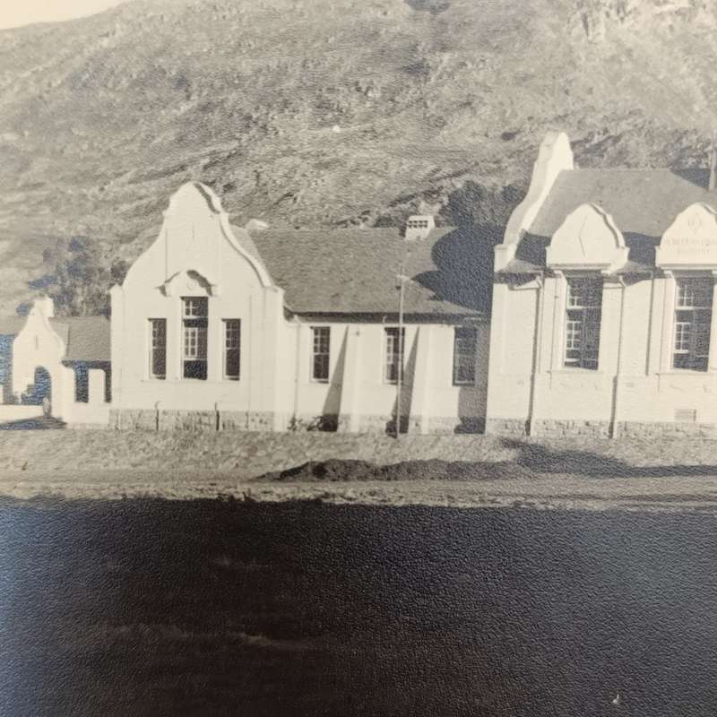 De Villiers Graaff High School in Villiersdorp - vintage photo - original