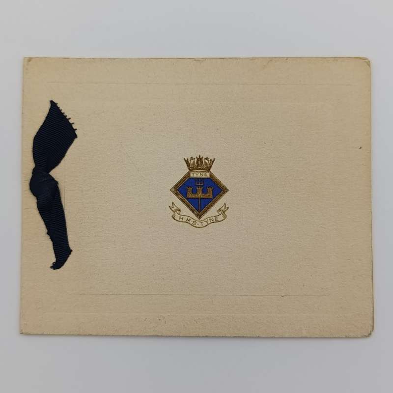 WW2 HMS Tyne Christmas greetings card