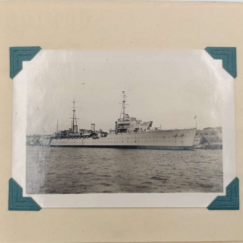 WW2 HMS Tyne Christmas greetings card
