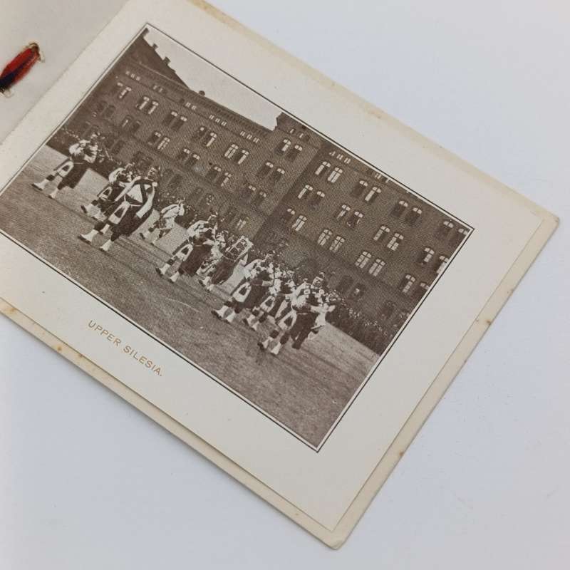 The Royal Highlanders  British Army occupation upper Silesia Christmas Greetings card