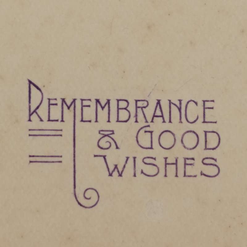 WW1 Railway Operating Company Overseas France Christmas greetings card