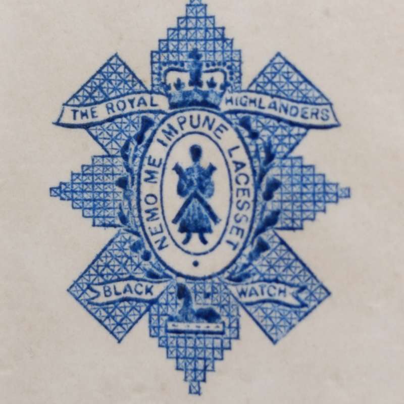 The Royal Highlanders `Black Watch` Christmas 1924 Greetings Card