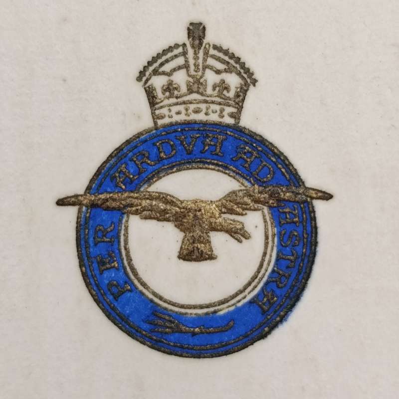 WW2 Royal Air Force Headquarters Fighter command Christmas greetings card