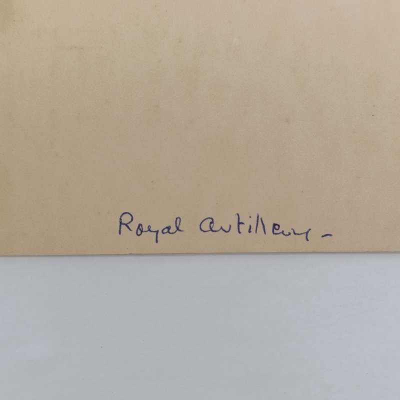 WW1 The Royal Artillery Christmas greetings card