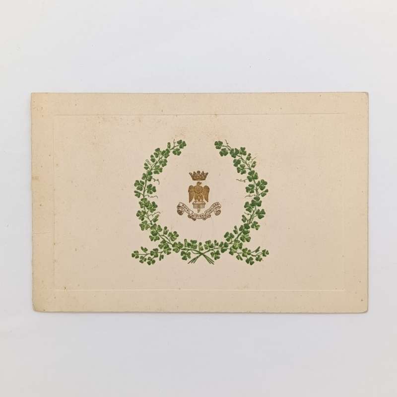 The Royal Irish Fusiliers in Cairo, Egypt 1926 Christmas greetings card with picture