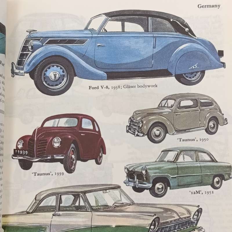 Cars of the World Volume 1 to 4 set by J.D. Scheel