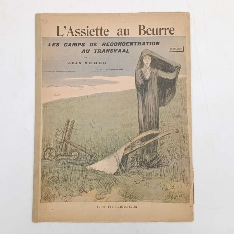Copy Sept 1901 L'Assiette au Beurre in good condition (The Boer consentration camps)