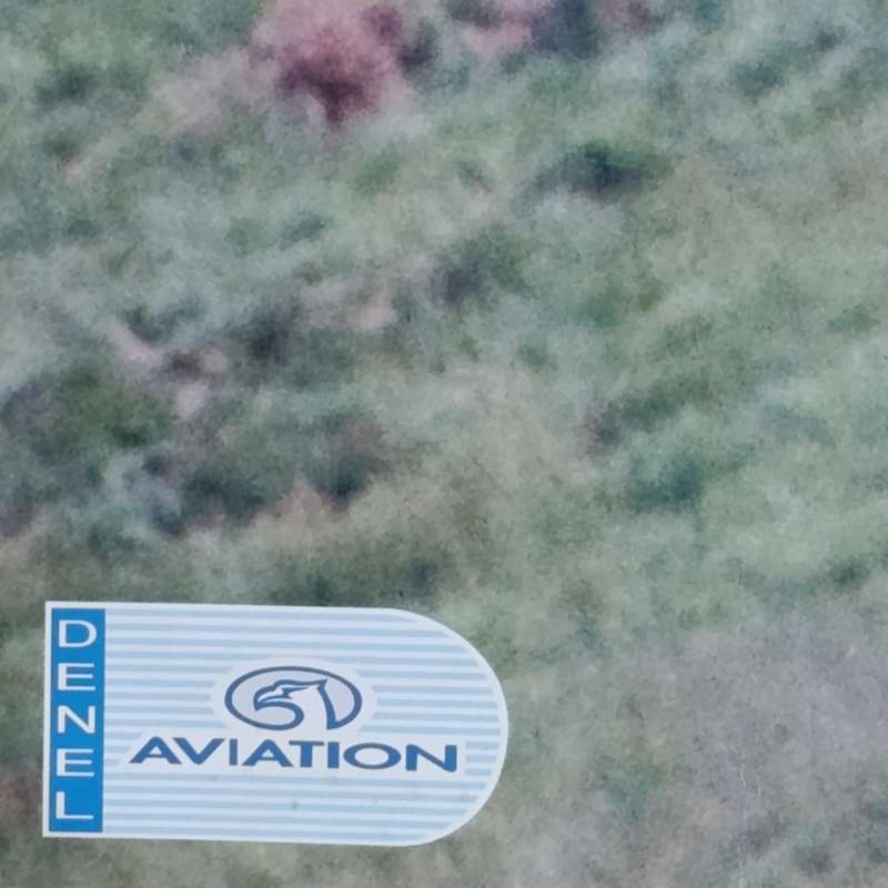 Denel Aviation SA Air Force Rooivalk Helicopter poster - signed by Test Flight Engineer in 2000