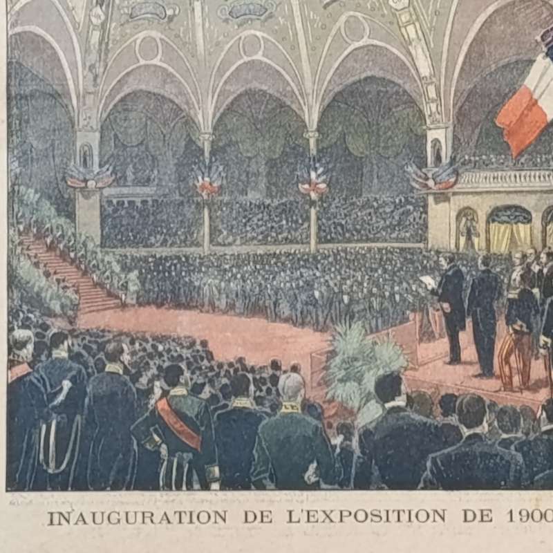 Le Petit Journal 29 April 1900 - Inauguration de L'exposition de - 1900