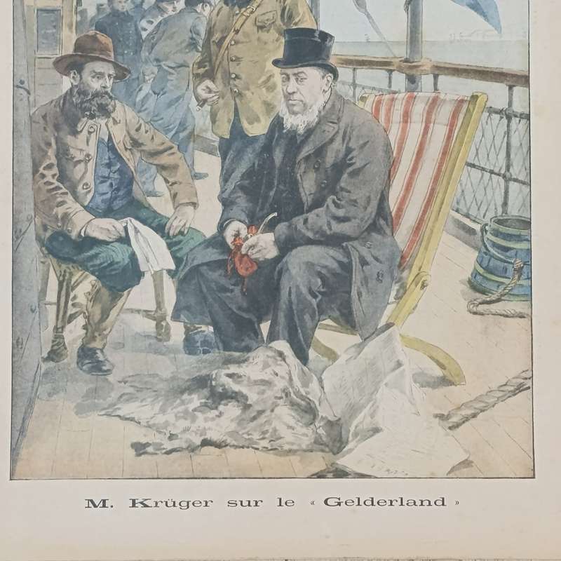 Le Petit Journal 25 November 1900 - Mr Kruger Sur le Gelderland