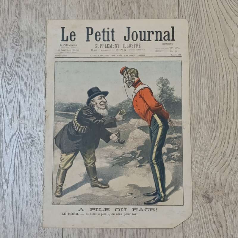 Le Petit Journal 24 December 1899 - A Pile OU Face