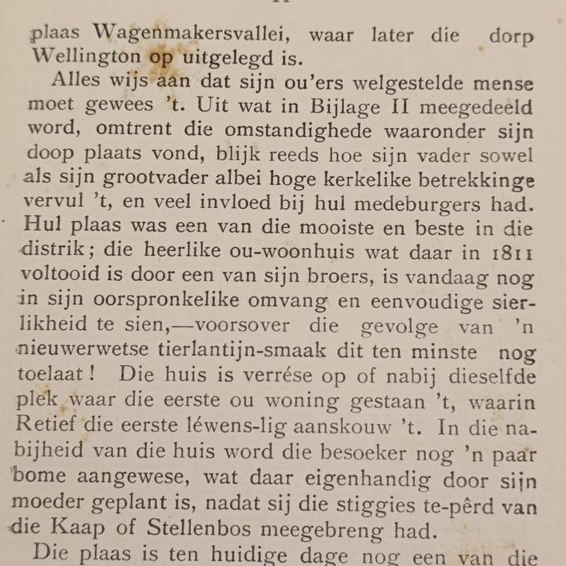 Piet Retief - Lewenskets van die Grote voortrekker deur Gustav S Preller - 1909 issue