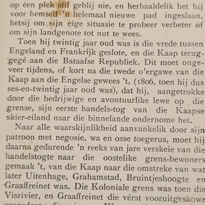 Piet Retief - Lewenskets van die Grote voortrekker deur Gustav S Preller - 1909 issue