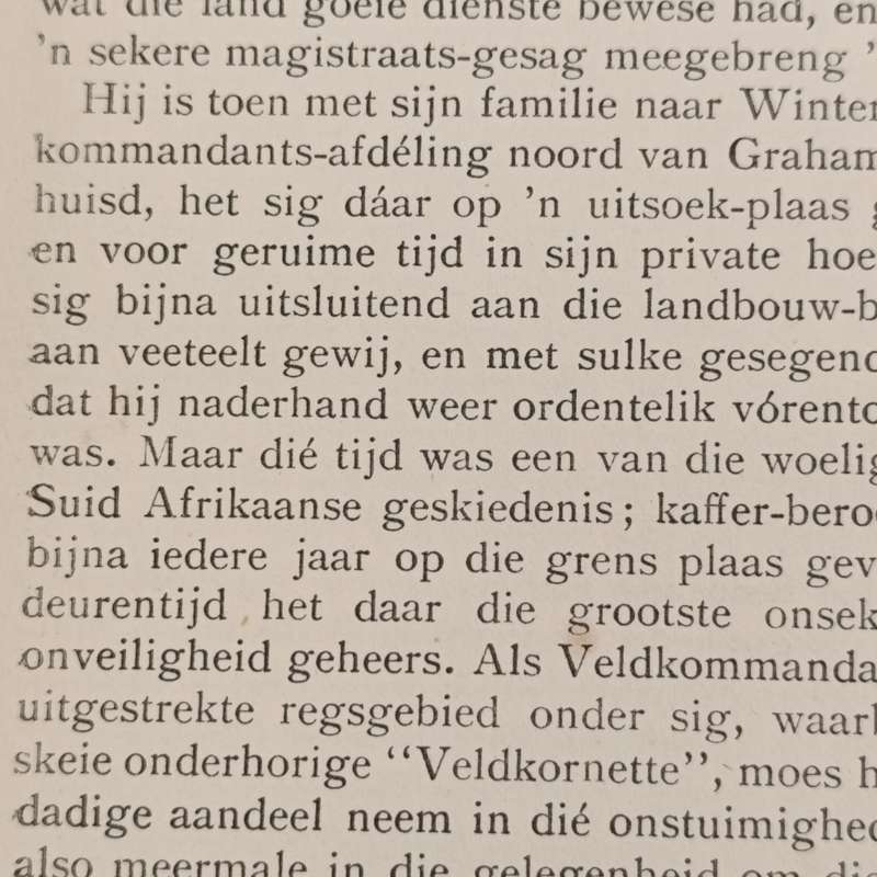 Piet Retief - Lewenskets van die Grote voortrekker deur Gustav S Preller - 1909 issue