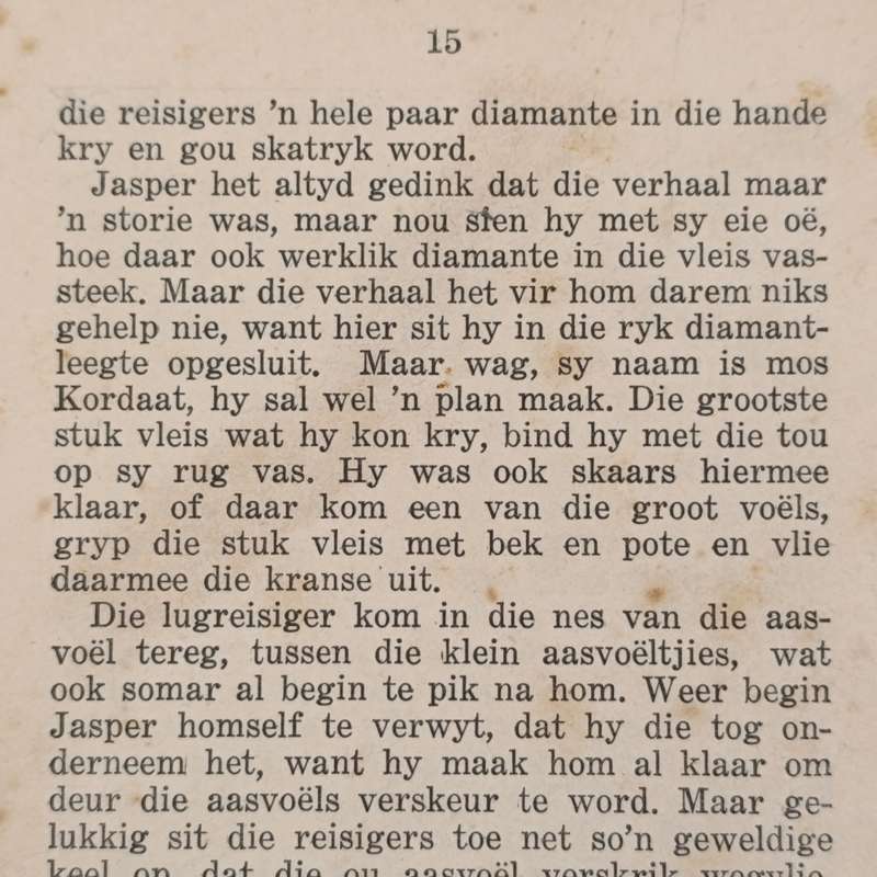 Vanmelewe se dae deur Jasper Kordaat - 1926 issue - well used