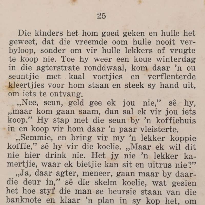 Vanmelewe se dae deur Jasper Kordaat - 1926 issue - well used