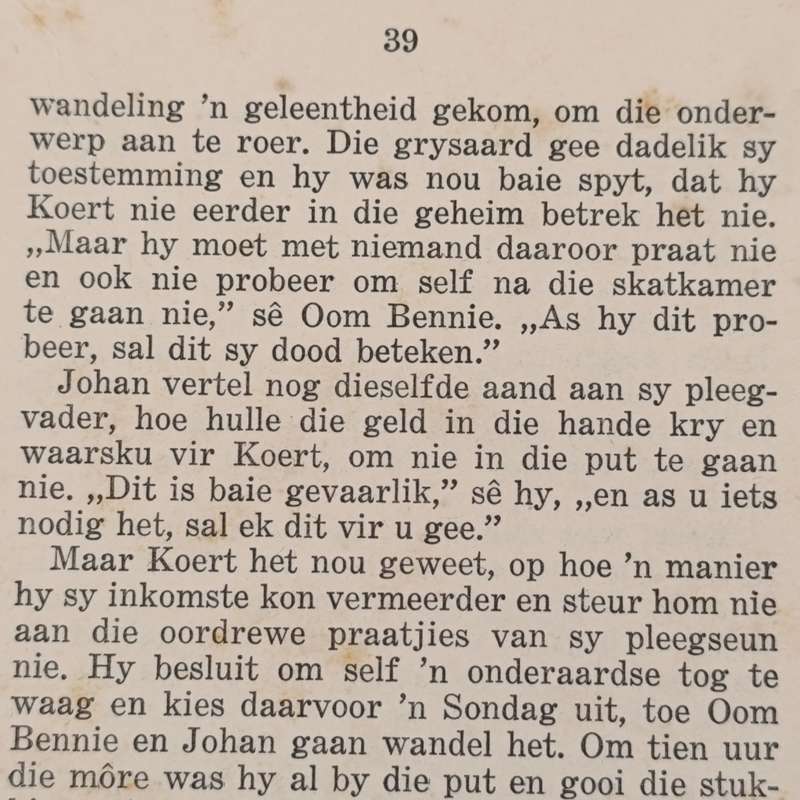 Vanmelewe se dae deur Jasper Kordaat - 1926 issue - well used