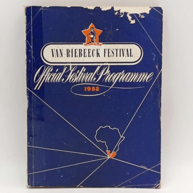 1952 Van Riebeeck Festival official festival Programme